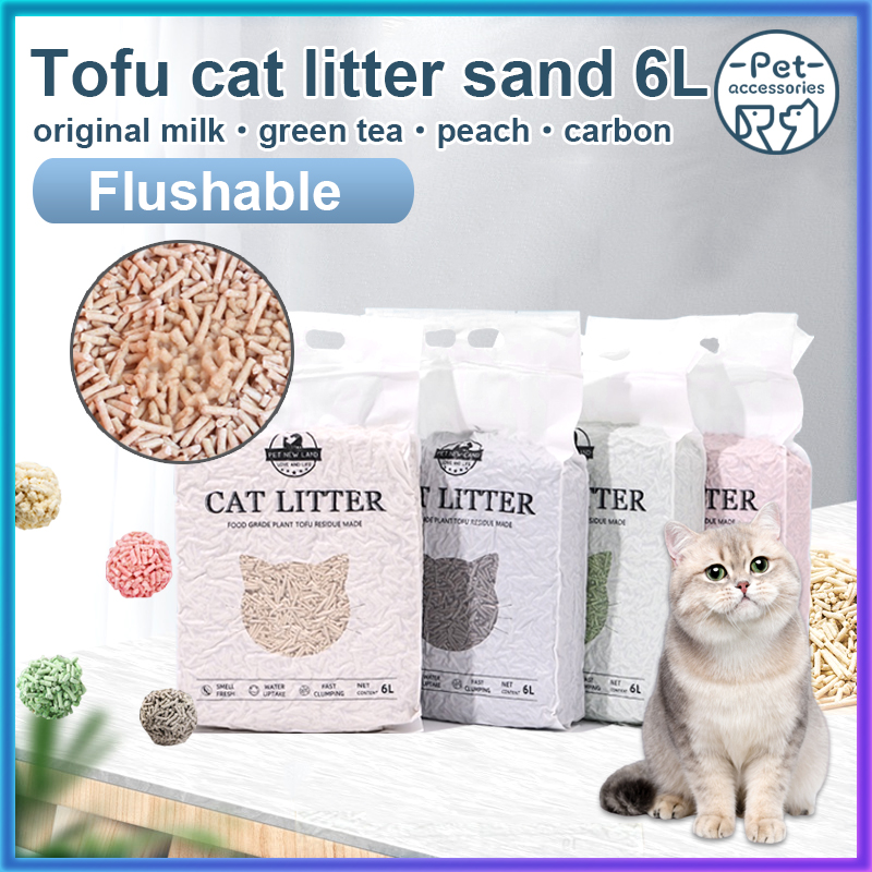 Flushable Tofu Cat Litter - 6L by 