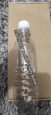 Empty plastic bottle or Pet bottle with Cap 350ml, 500ml, 1 liter and 1.5 liter