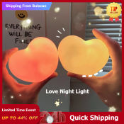 Romantic Love Heart Night Light - Cute Bedroom Decor