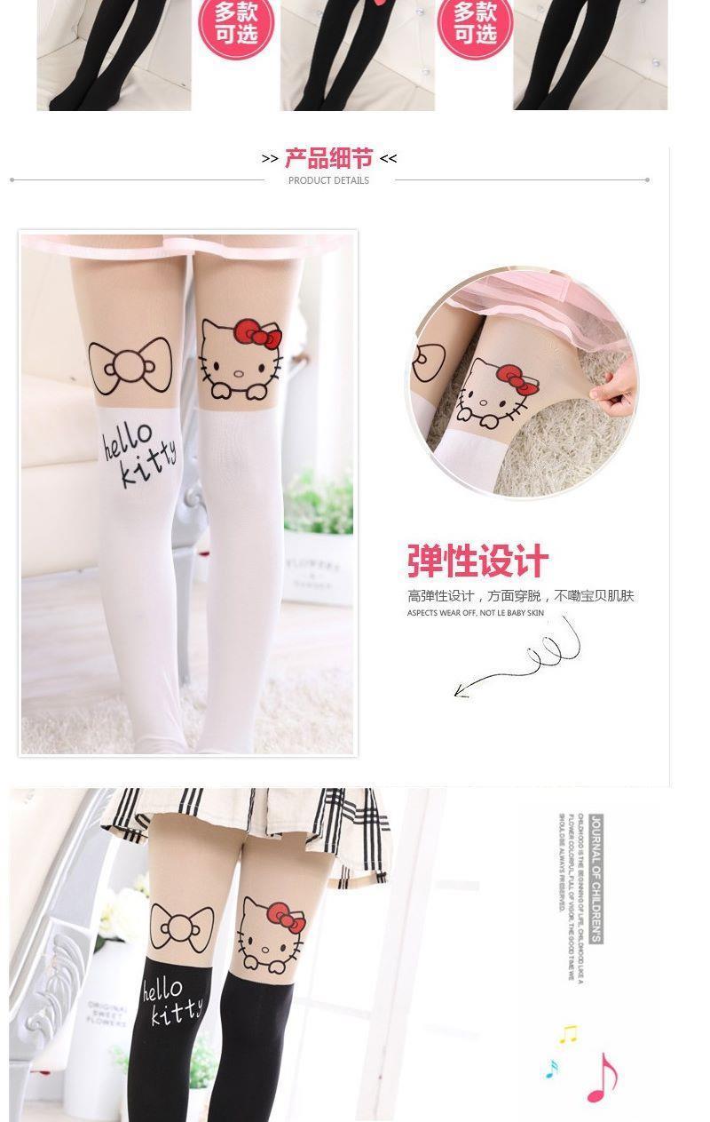 2Pcs/set Sanrio Hello Kitty Stockings Princess Girl Tights