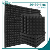 24 Pack Acoustic Foam Panels for Soundproofing - The Sun