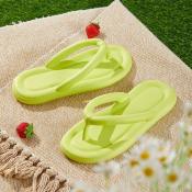 NI Fashion Colorful Macaron Flip Flops for Women