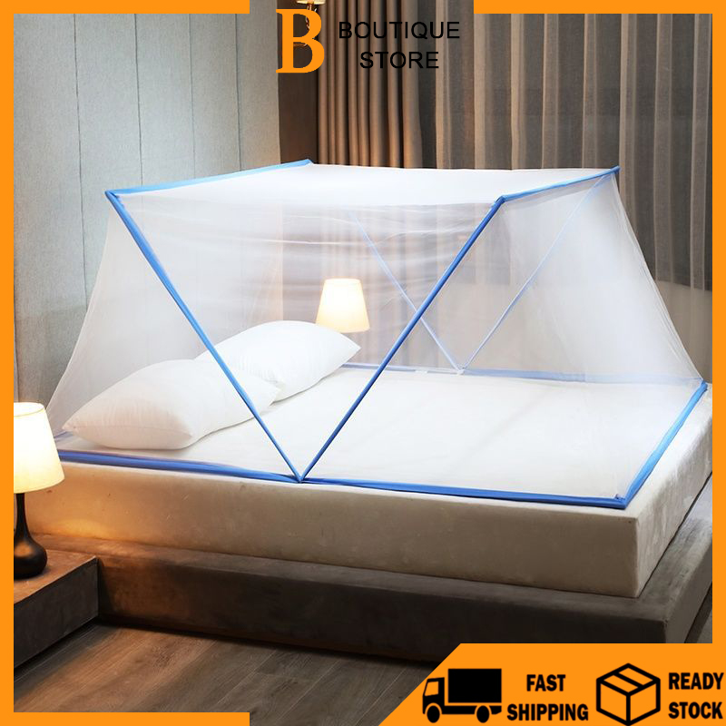 Mosquito Net Tent 1.5M Queen Size Bed Decor Home Foldable Mosquito Net Family Size for Adult