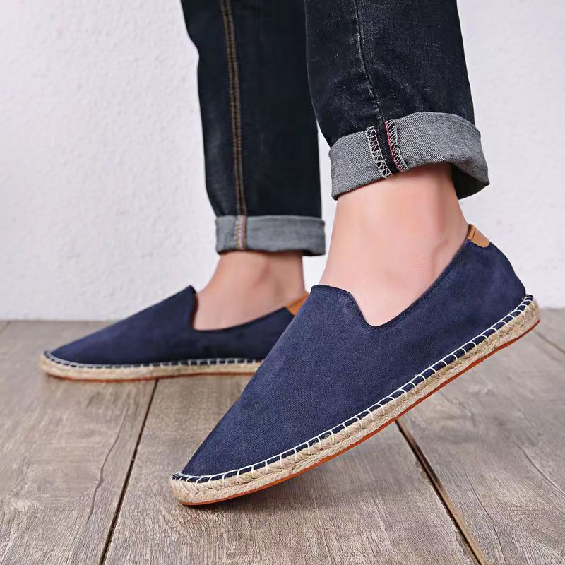 New Fisherman Shoes Breathable Espadrilles Men Fashion Casual Linen Shoes  Summer Canvas Shoes Male Good Quality Sneakers