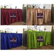 Geena Kitchen Sink Curtain - Printed and Plain Options