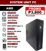 AMD Gaming PC with Integrated Graphics - Pre-Owned Slim Desktop