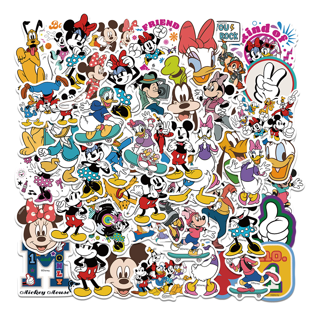 Disney Mickey Minnie Mouse Duck Patches Clothing Heat Transfer Stickers  Iron on T-Shirt Patches for Clothes Kids Kawaii Custom