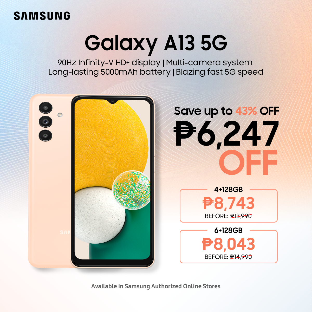 Samsung Galaxy A13 5G [4GB RAM - 128GB