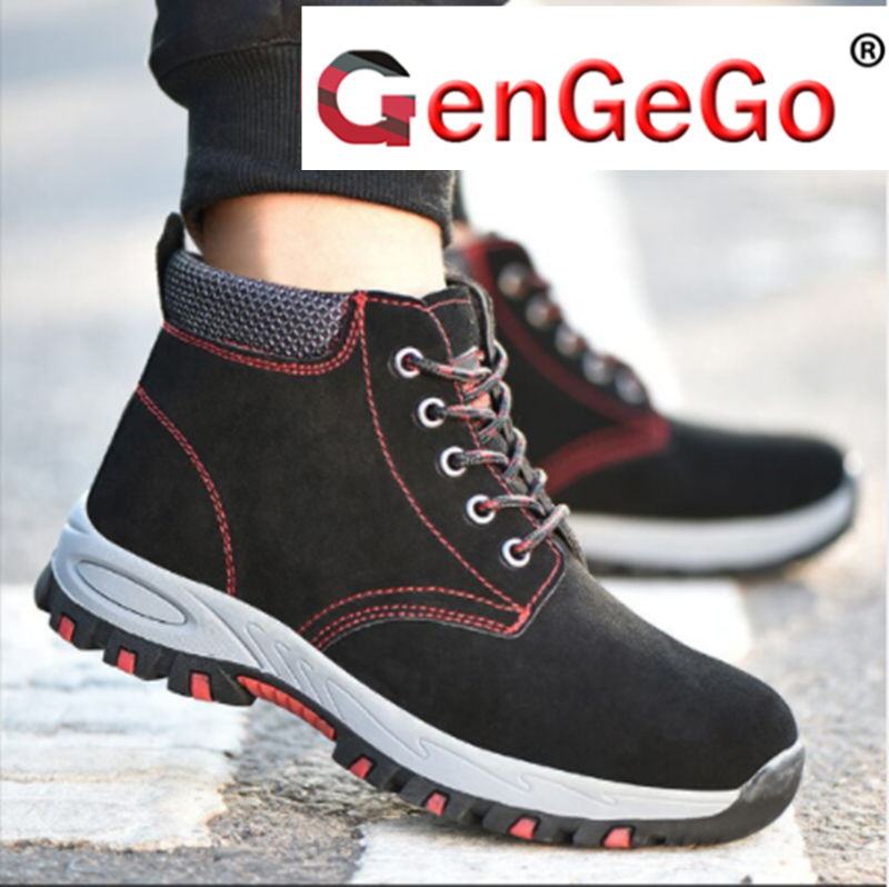 GenGeGo Steel Toe Safety Shoes for Men and Women