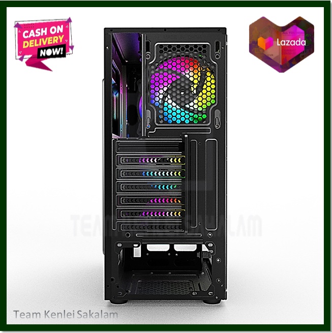 Gstorm HotWheel ATX Gaming Casing, Tempered Glass Mid Tower