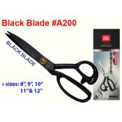 Premium Quality Black Blade Tailor Scissors Shears - MATIBAY