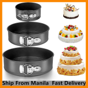 Non-Stick Springform Cake Pan Set - 3 Sizes