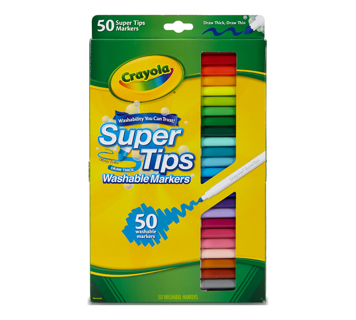 Crayola Super Tips Washable Markers 50 Colors SuperTips