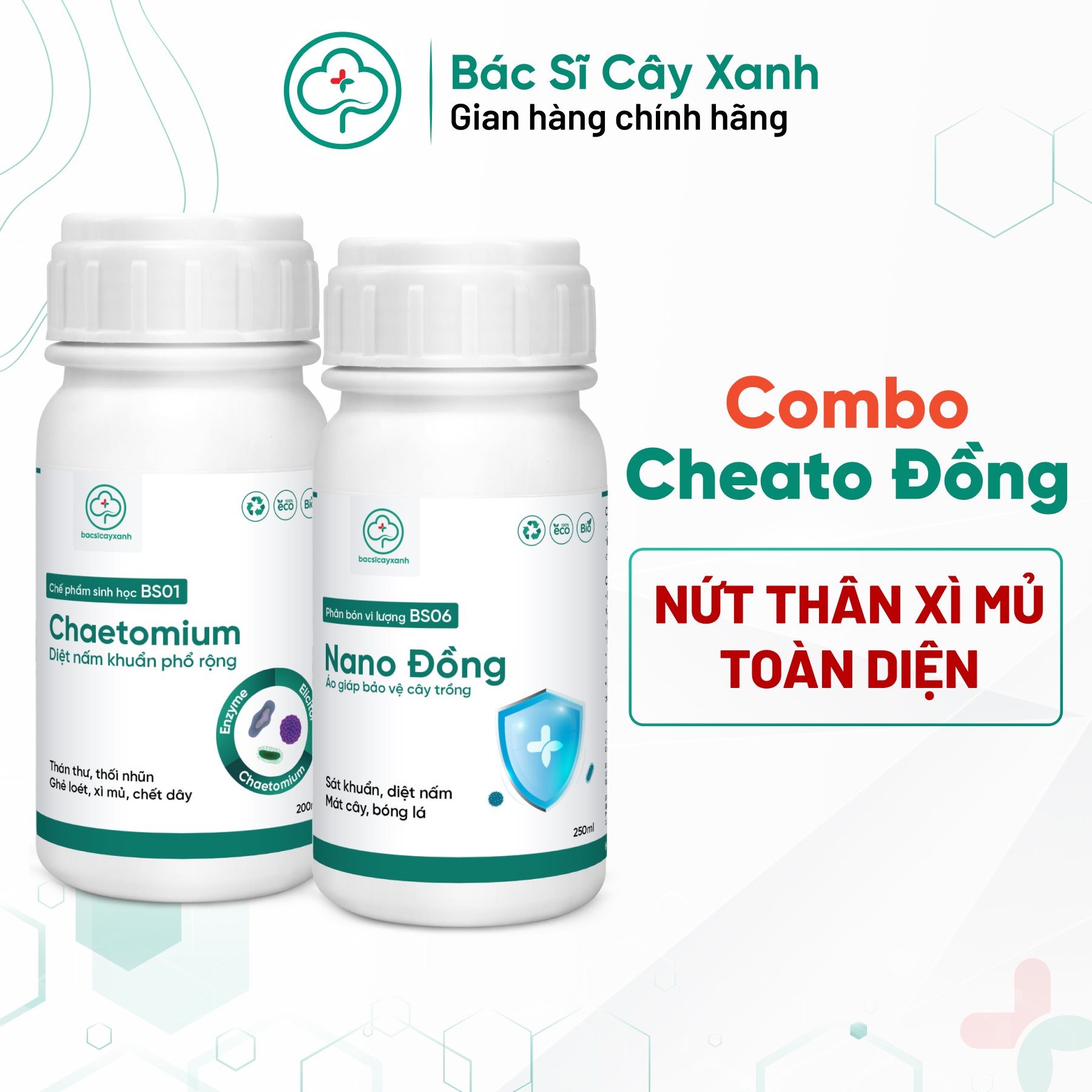 Combo ngăn ngừa thán thư thối nhũn