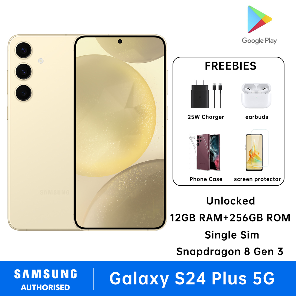 Samsung Galaxy S24+ / S24 Plus 5G US Version Single Sim 12GB RAM + 256GB ROM Cell Phone Android Smartphone Snapdragon 8 Gen 3 Presyo 43,999 Piso*Libreng Shipping