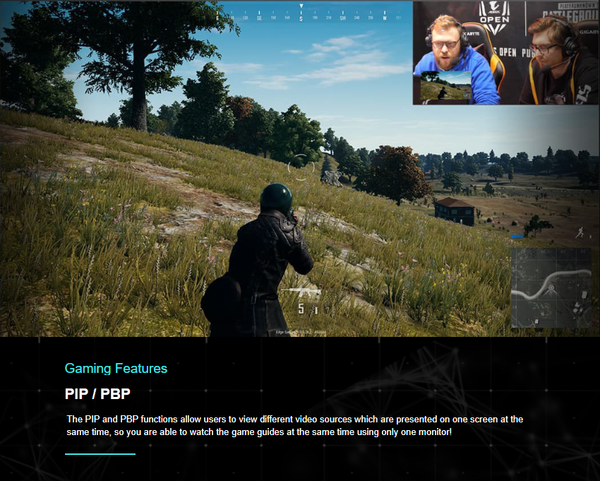 GIGABYTE M32U 32" 144Hz 4K FreeSync Compatible Gaming Monitor, SS IPS, 3840x2160 Display, 1ms Response Time (MPRT), 1x Display Port 1.4, 2x HDMI 2.1, 3x USB 3.0, 1x USB Type C - GP-M32U-AP