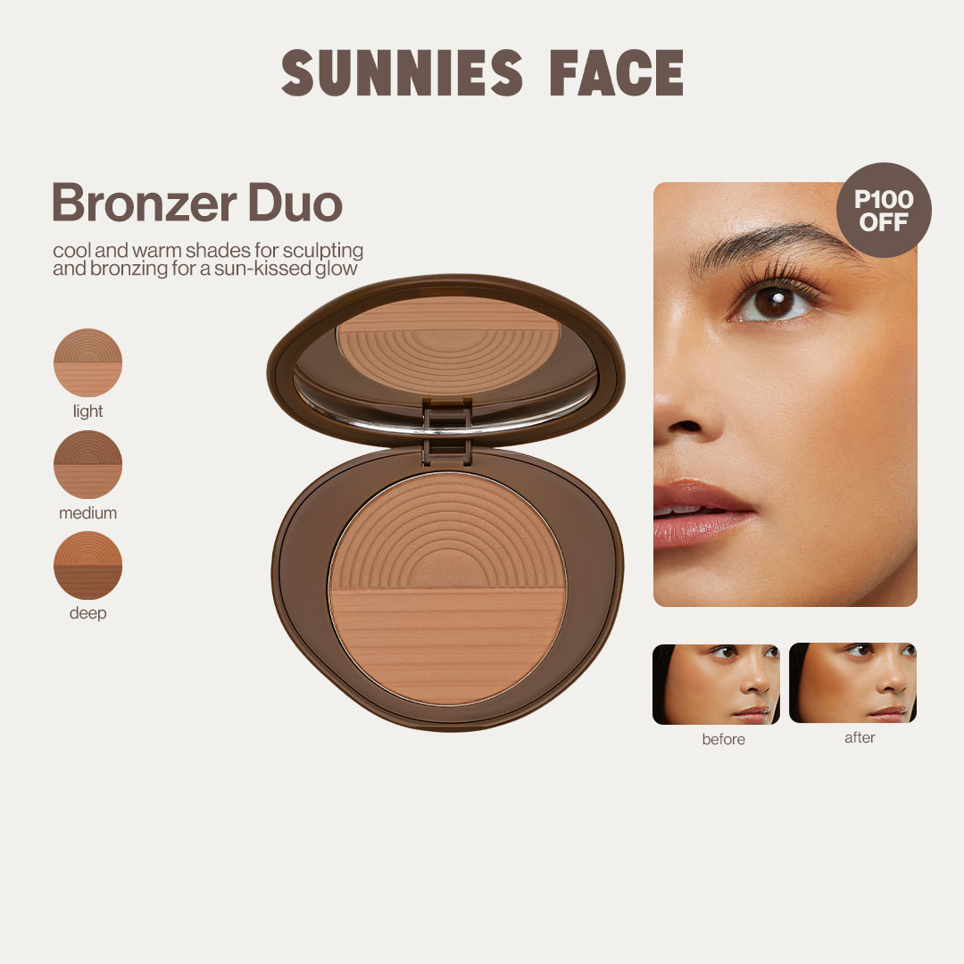 Discount on Sunnies Face  shoes - SKU: Sunnies Face Healthy Touch Bronzer Duo [Two-Tone Powder Bronzer]