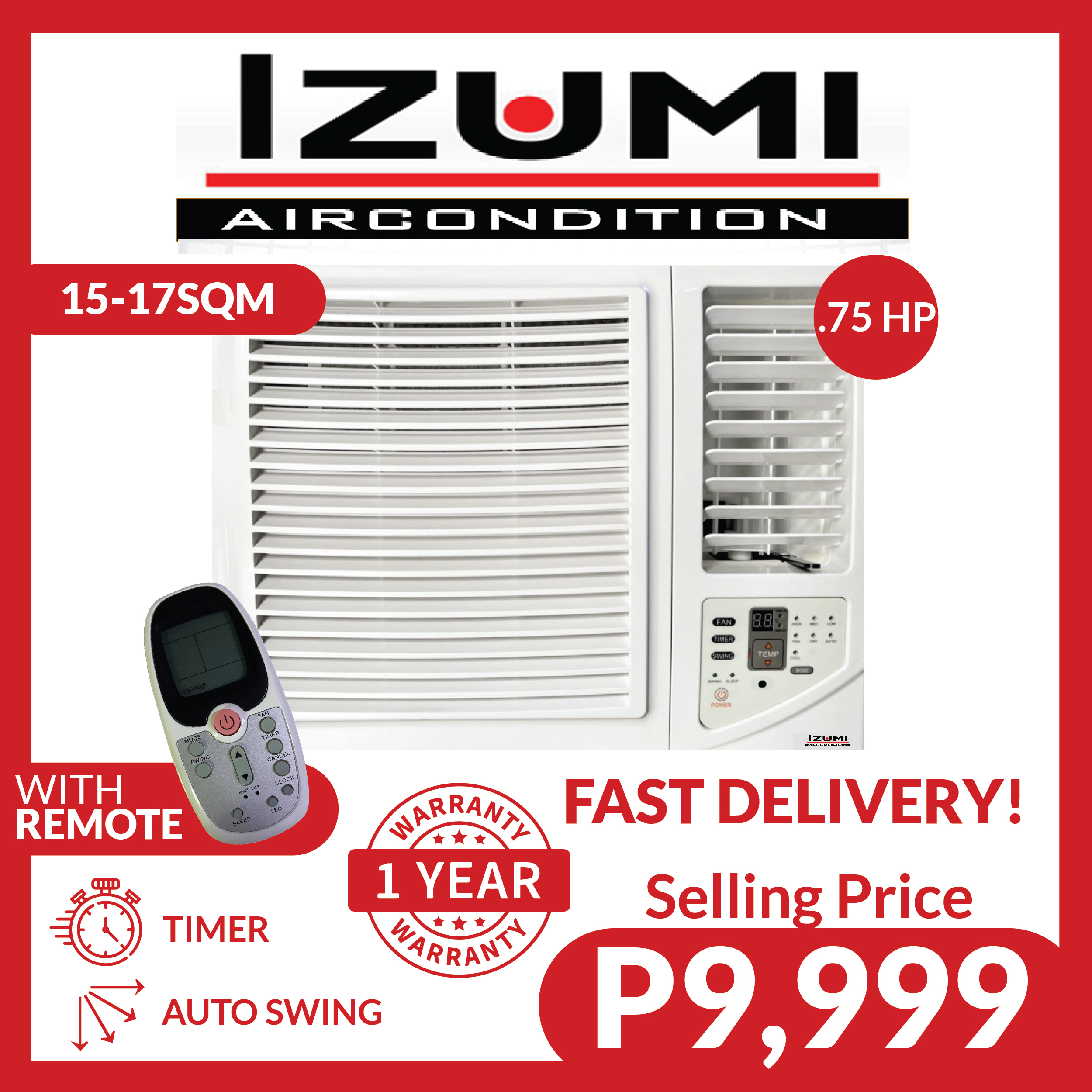 aircon 75 hp inverter