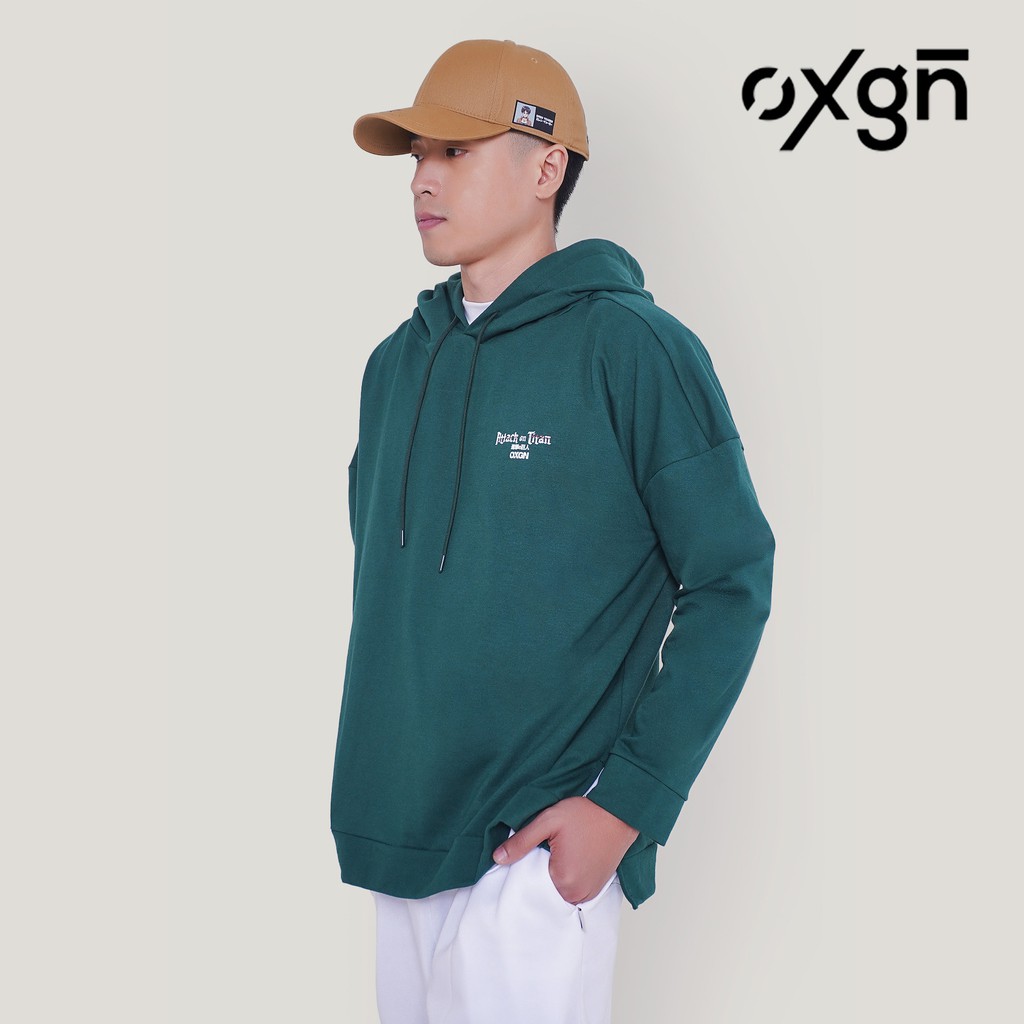 Attack on 2025 titan green hoodie