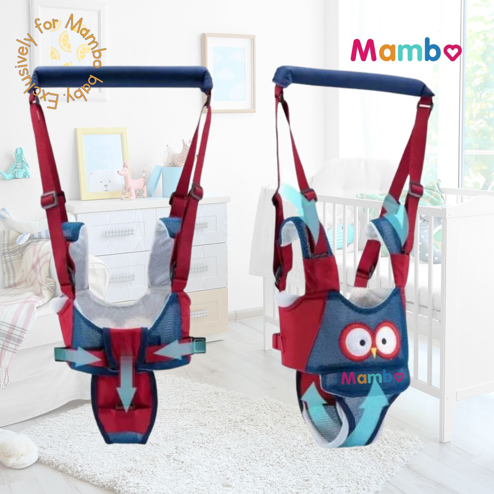 Mambo Baby Walker Harness Assistant for Toddlers