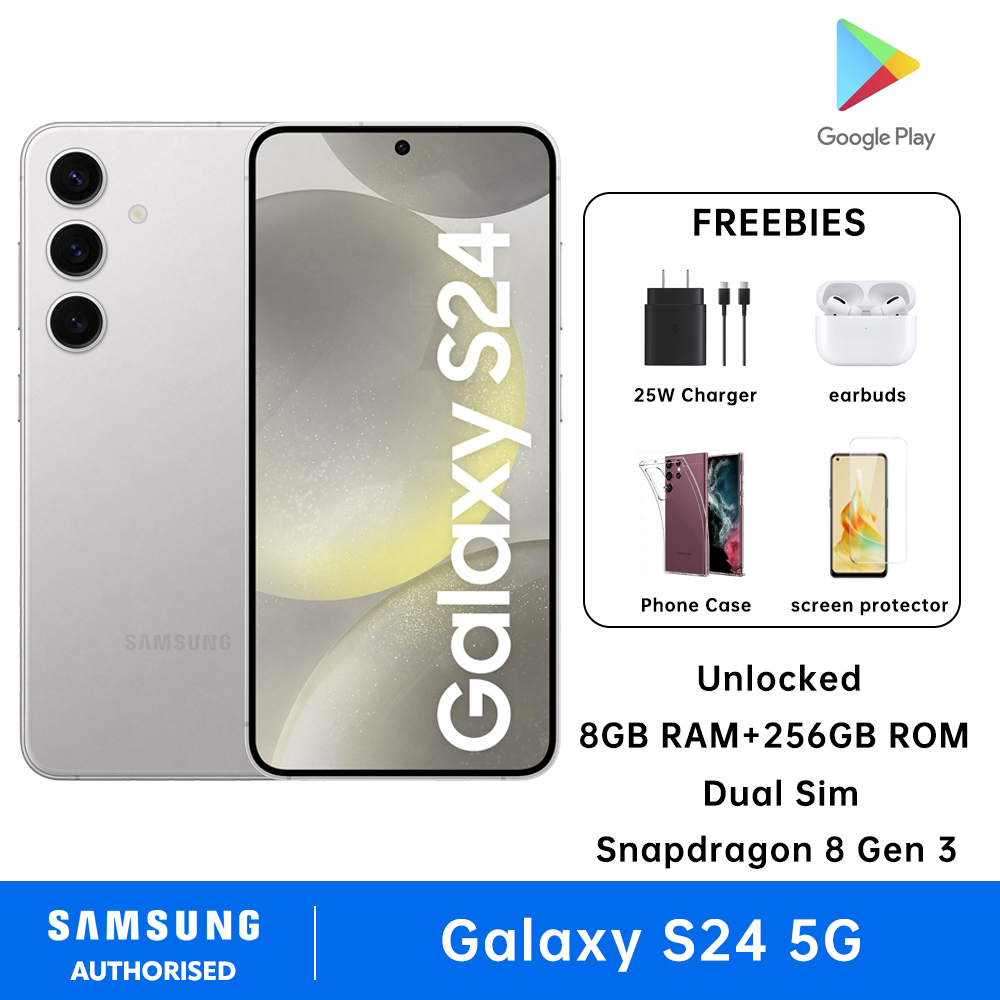 Samsung Galaxy S24 Dual Sim 8GB RAM + 256GB ROM Cell Phone Android Smartphone Snapdragon 8 Gen 3 - Image 2