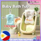 Foldable Baby Bathtub Set for Kids 0-6 Years Old