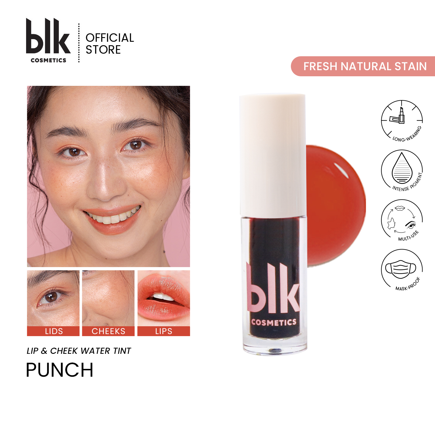 Discount on Blk Cosmetics  shoes - SKU:  Fresh Lip And Cheek Water Tint Punch