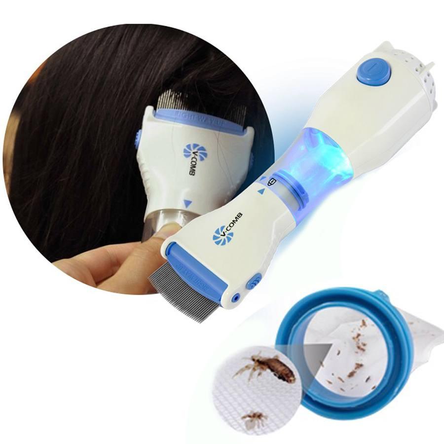 Vcomb Anti Lice Remover Electric Vacuum Comb Treatment For All