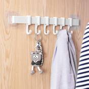 M&A Strong Adhesive Wall Hook with 6 Rows, Brand X
