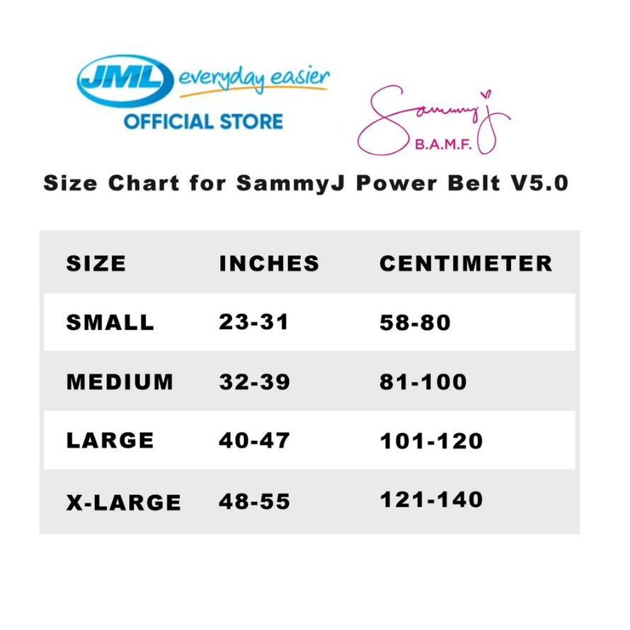 Sammy j 6.0slim belt original Waist Trainer Corset Slimming Belt