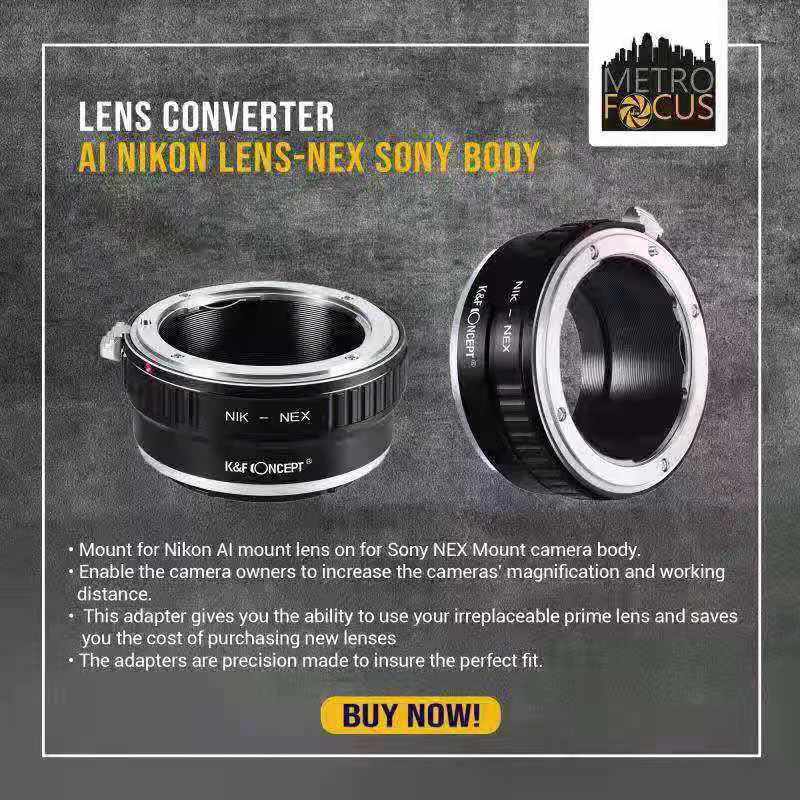 nikon lens converter to sony
