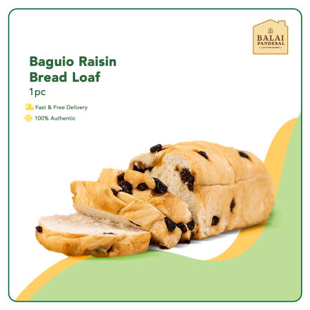 Balai Pandesal Baguio Raisin Bread - Fresh Sweet Pastries