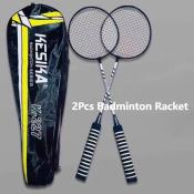 Couple's Alloy Split Badminton Racket Set by 
