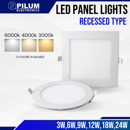 Led Recessed Panel Lights / Led Downlight / Ceiling Light / Pin Lights/ Ceiling Lights Modern Design/ Room Light / Modern Lights