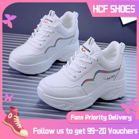 HCF Korean Casual Rubber Shoes for Women Couple Shoes