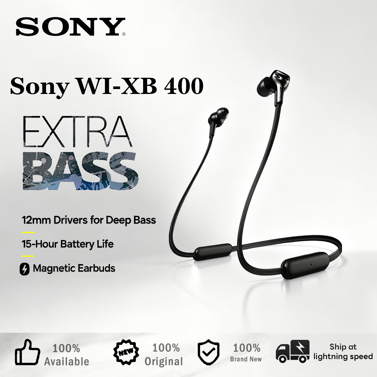 Shop Sony Bluetooth Earphone Extra Bass Cheap – Fast Easy