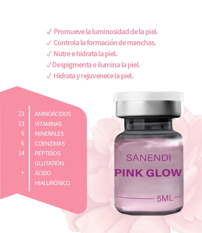 Sanendi Pink Glow Solutions to Facial Problems ADVANCED WHITENING