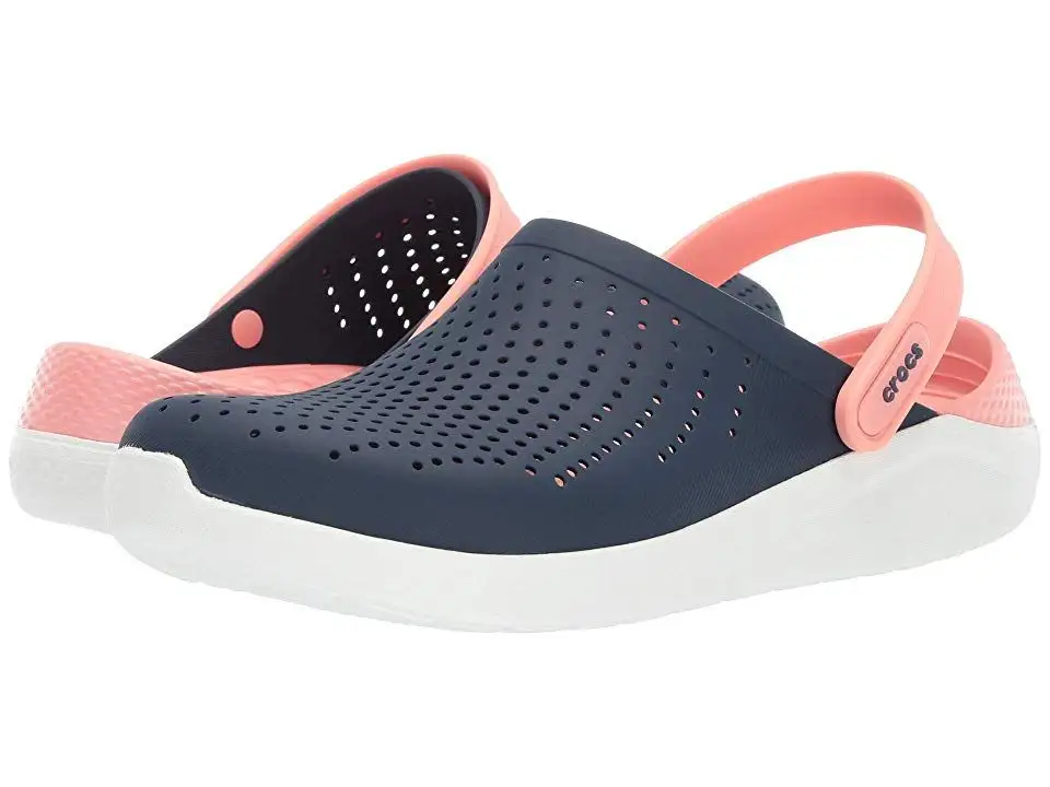 crocs literide clog navy melon