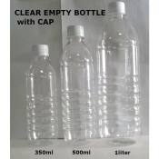 Per Piece | Empty Pet Bottle 350ml, 500ml, 1000ml