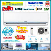 Samsung aircond 1.0hp - 2.5hp S-essential R32 non inverter air conditioner )