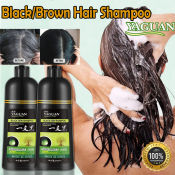Rapid Black/Brown Hair Dye Shampoo - Natural & Odorless