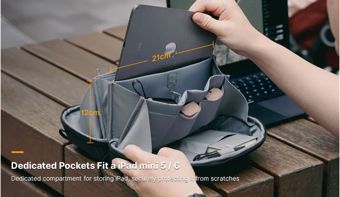 Ulanzi TRAKER Tech Pouch Pro Fits with Origami Style Pockets Fits iPad – JG  Superstore
