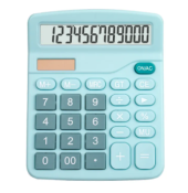 Big Solar Battery Calculator - 12-Digit Large LCD Display