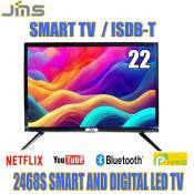 JMS 22" Smart TV with Bluetooth and ISDB-T Technology