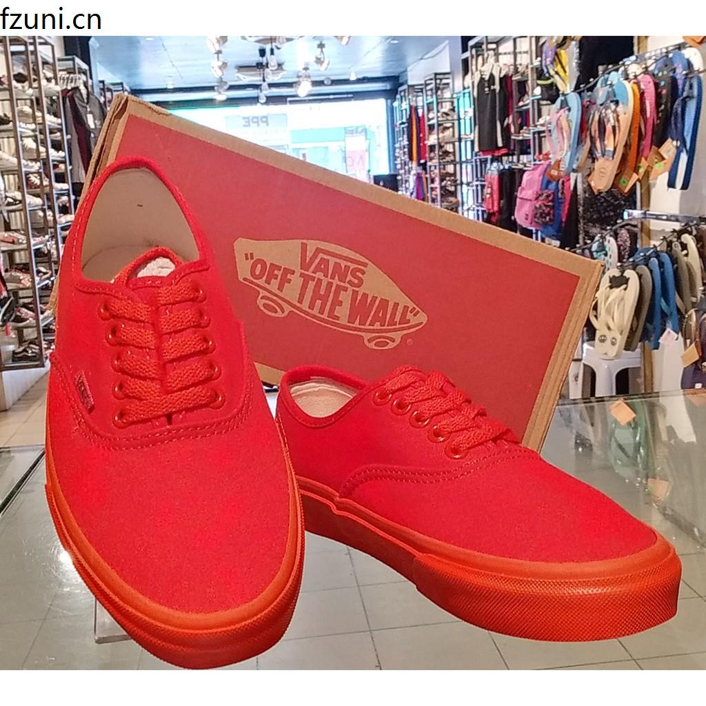 Fader fage dele legeplads ♗OEM VANS CLASSIC ALL RED SNEAKER SHOES FOR MEN AND WOMEN♘ | Lazada PH