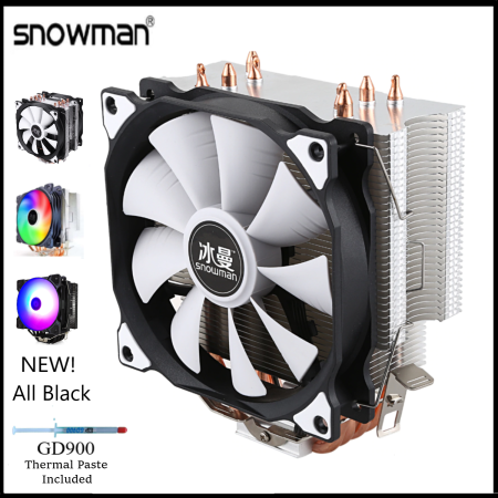 Snowman T4/T6 CPU Cooler - Intel/AMD Compatible