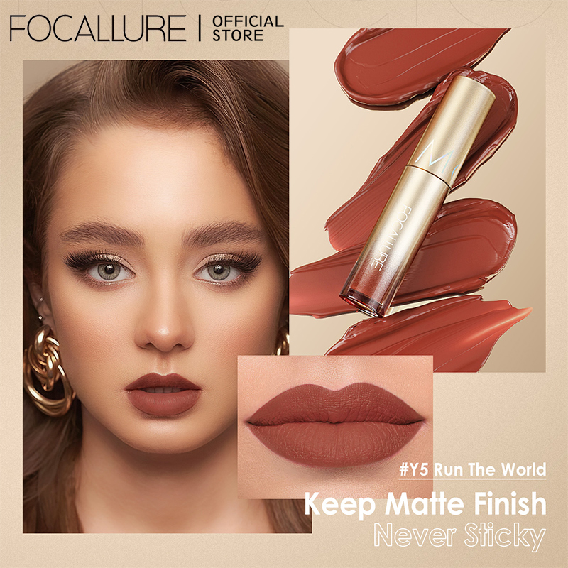 Discount on Focallure  shoes - SKU: FOCALLURE Brand high-end series #GoldenAge Quick-drying Glorious Liquid Matte Lipstick Waterproof Li