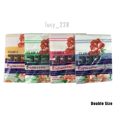 Lucy228 333/ 777 Blanket/Kumot Bedsheet Cotton [Single/Double] (11)