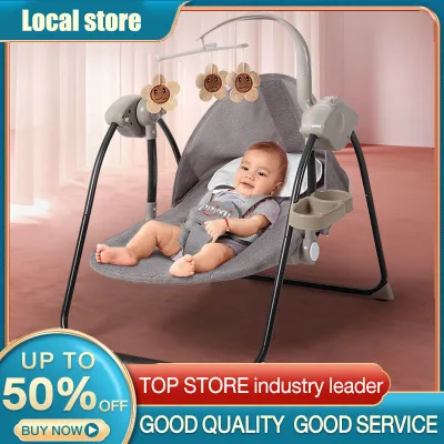 Baby rocking chair coaxing baby artifact baby cradle bed with baby coaxing sleeping comfort chair reclining chair liberating hands. (1)