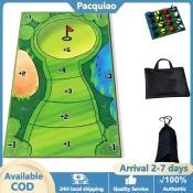 Golf Hitting Mat and Mini Course Set for Indoor/Outdoor